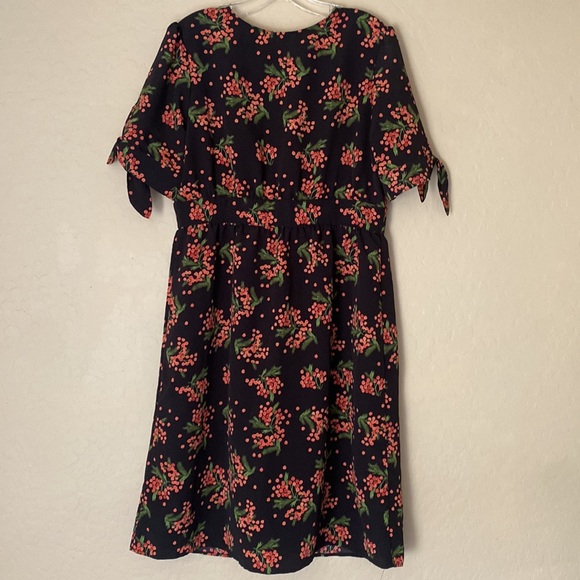 ModCloth Lace & Mesh, large, floral button up dress - Picture 6 of 8